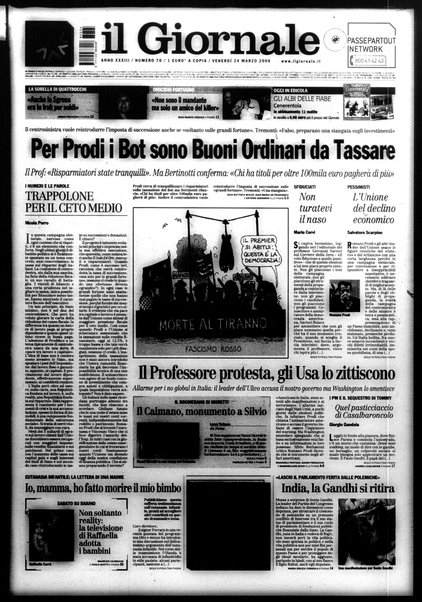 Il giornale : quotidiano del mattino